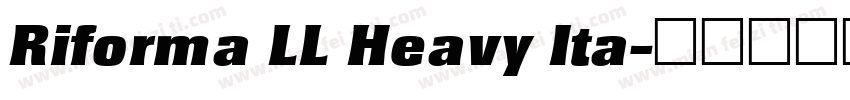 Riforma LL Heavy Ita字体转换